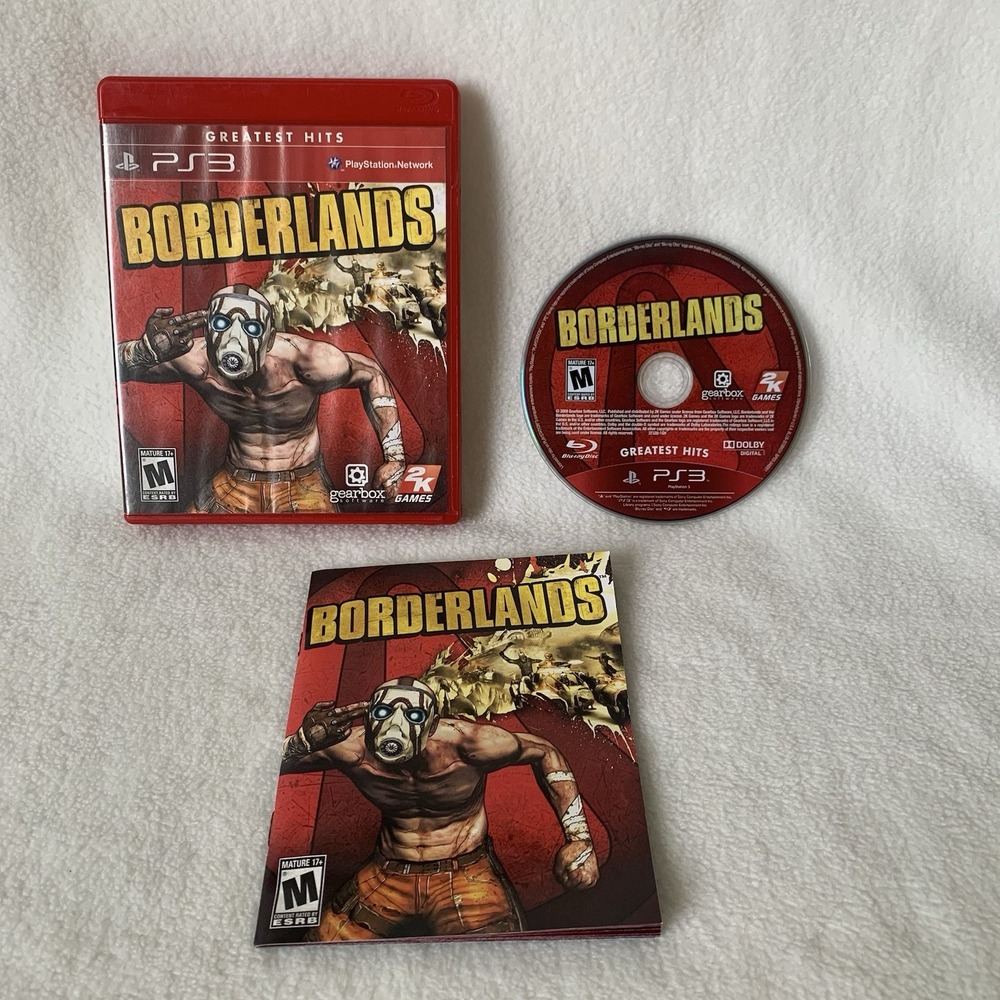Borderlands Greatest Hits (Sony PlayStation 3, 2009) PS3 CIB
